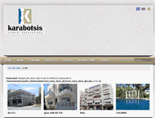 Tablet Screenshot of karabotsis.com